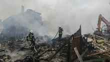 Kiev attacked by Russian drones, fires reported