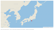 4.9-magnitude earthquake strikes Japan's coast